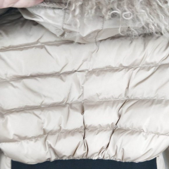 Moncler Cintrat Fur-Trimmed Hooded Puffer Coat - Picture 9 of 16